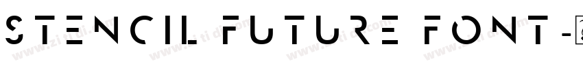 Stencil Future Font字体转换